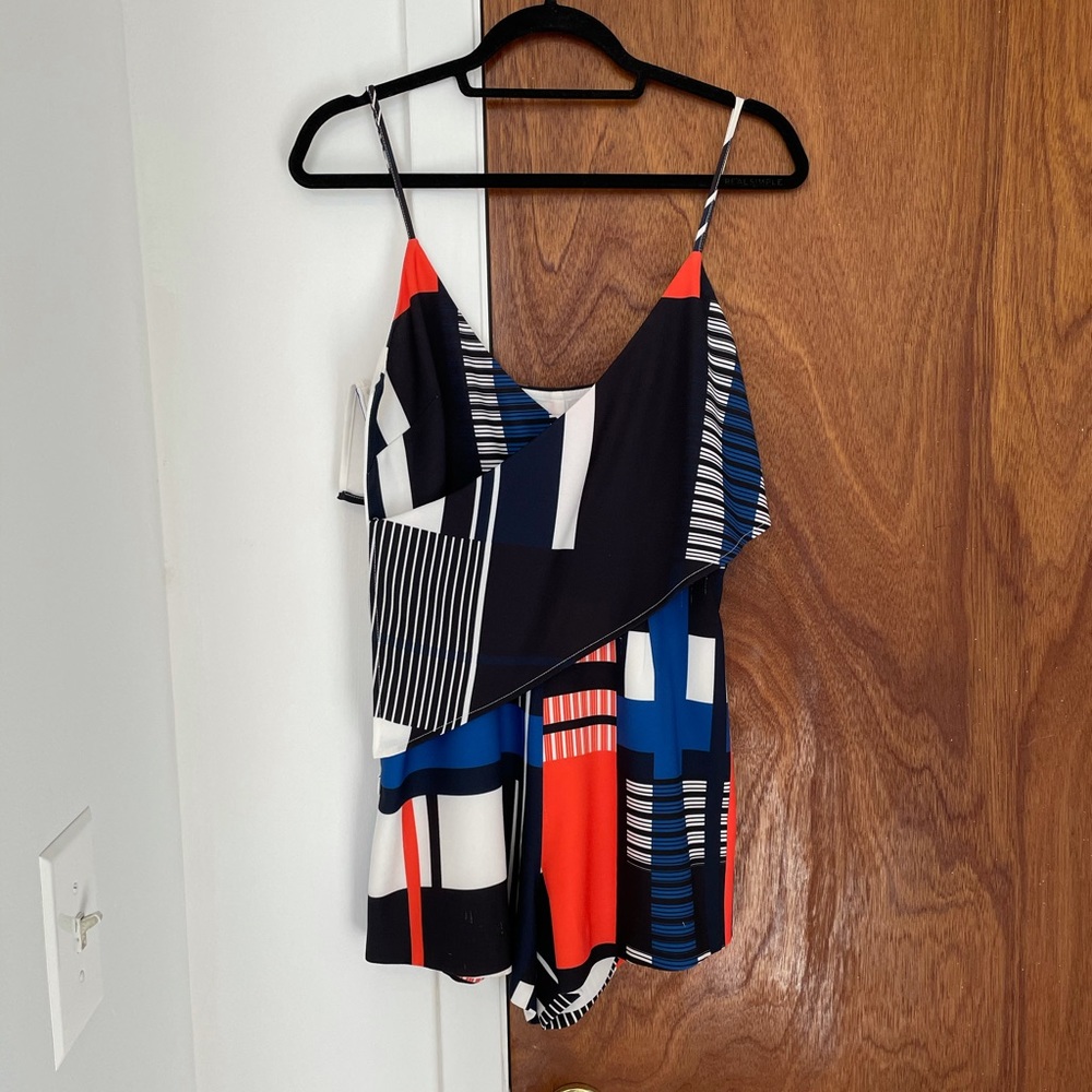 Finders Keepers Geometric Print Romper